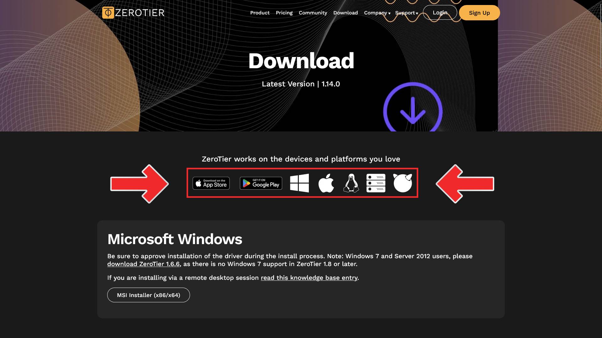 zerotierDownloadsPage.jpg
